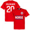 Norway Solskjaer 20 Team KIDS T-Shirt - Red