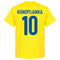 Ukraine Team Konoplyanka 10 T-Shirt - Yellow