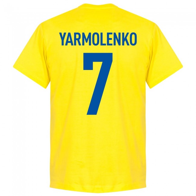 Ukraine Team Yarmolenko 7 T-Shirt - Yellow