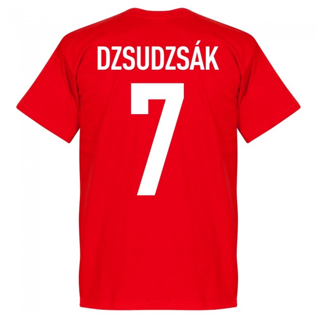 Hungary Dzsudzsak 7 Team T-Shirt - Red