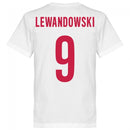 Poland Lewandowski Team T-Shirt - White