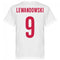 Poland Lewandowski Team T-Shirt - White