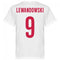 Poland Lewandowski Team T-Shirt - White