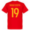 Spain Team Diego Costa Team T-Shirt - Red