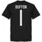 Italy Buffon Team T-shirt - Black