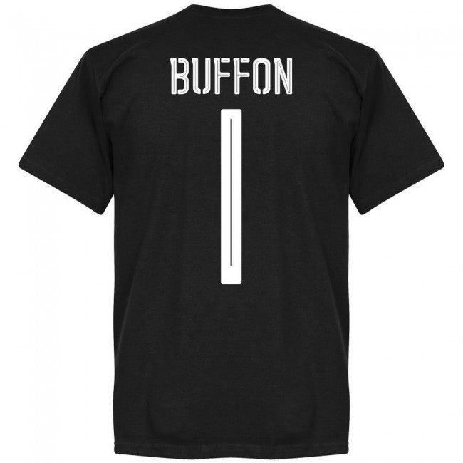 Italy Buffon 1 KIDS Team T-Shirt - Black