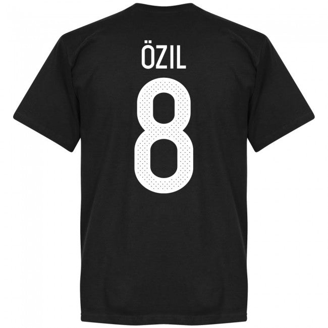 Germany Özil 8 Team T-Shirt - Black