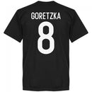 Germany Team T-shirt + Goretzka 8 - Black