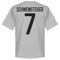 Germany Schweinsteiger 7 Team T-Shirt - White