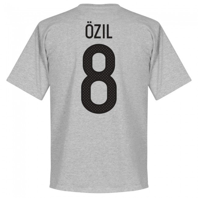 Germany Özil 8 Team T-Shirt - Grey