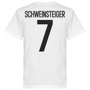 Germany Schweinsteiger 7 Team T-Shirt - White