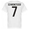 Germany Schweinsteiger 7 Team T-Shirt - White
