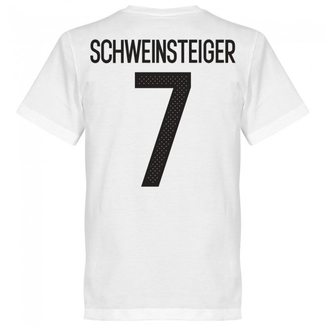 Germany Schweinsteiger 7 Team T-Shirt - White