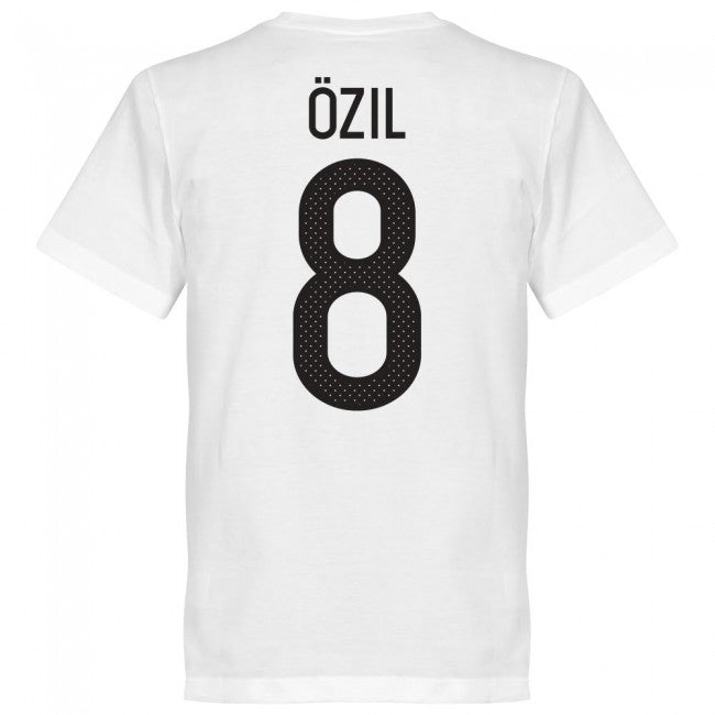 Germany Özil 8 Team T-Shirt - White