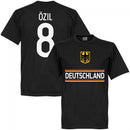 Germany Özil 8 Team T-Shirt - Black
