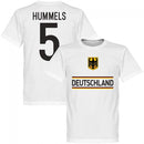 Germany Hummels 5 Team T-Shirt - White
