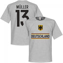 Germany Muller 13 Team T-Shirt - Grey