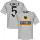 Germany Hummels 5 Team T-Shirt - Grey
