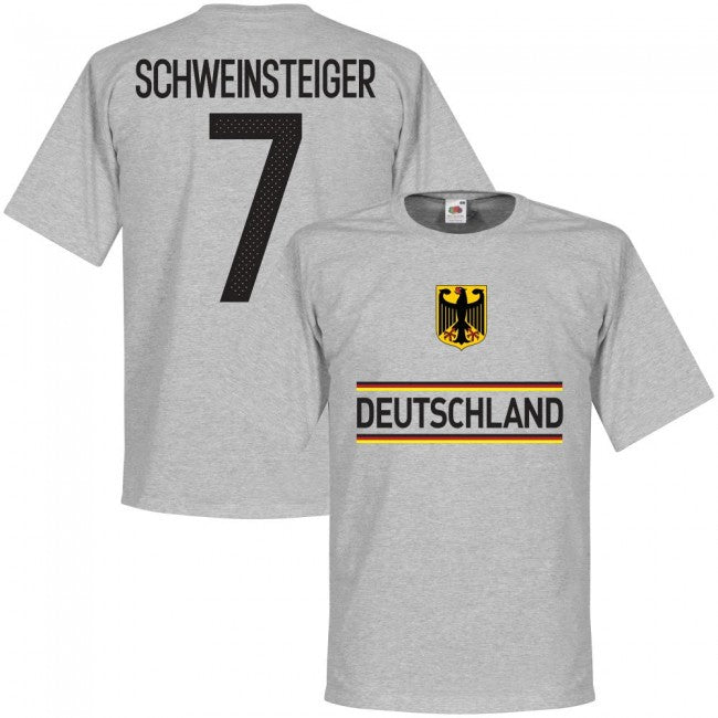 Germany Schweinsteiger 7 Team T-Shirt - White