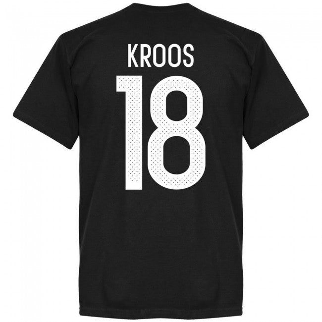 Germany Kroos 18 Team T-Shirt - Black