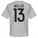 Germany Muller 13 Team T-Shirt - Grey