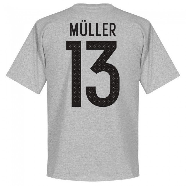 Germany Muller 13 Team T-Shirt - Grey