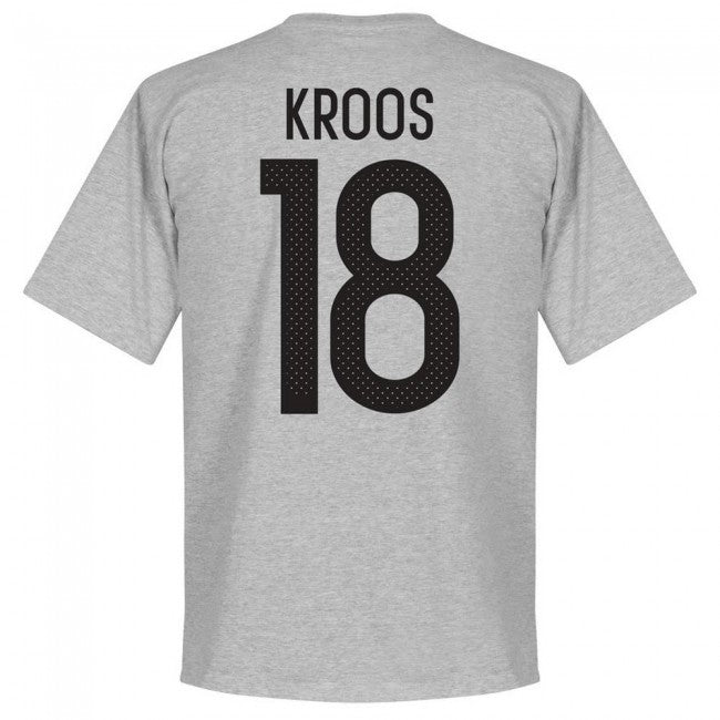 Germany Kroos 18 Team T-Shirt - Grey