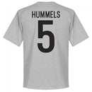Germany Hummels 5 Team T-Shirt - Grey