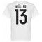 Germany Muller 13 Team T-Shirt - White