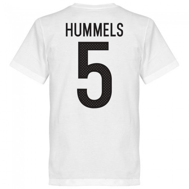Germany Hummels 5 Team T-Shirt - White