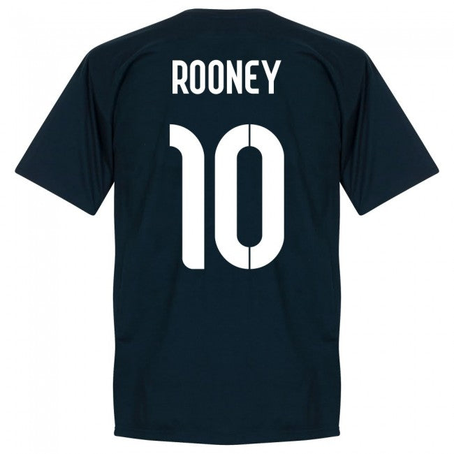 England Rooney 10 Team T-Shirt - Navy