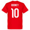 England Rooney 10 Team T-Shirt - Red
