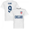 England Kane 9 Team T-Shirt - White
