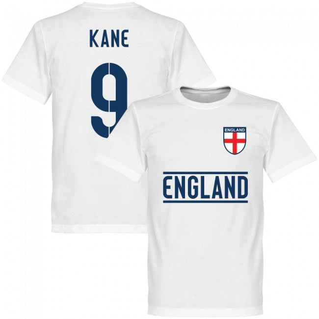 England Kane 9 Team T-Shirt - White