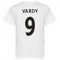 Leicester Vardy 9 Team T-Shirt - White - Kids
