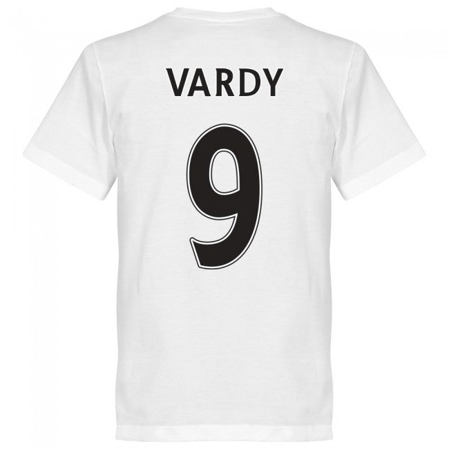 Leicester Vardy 9 Team T-Shirt - White - Kids