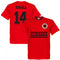 Albania Xhaka 14 Team T-Shirt - Red