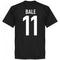 Wales Bale 11 Team T-Shirt - Black