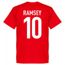 Wales Ramsey 10 Team T-Shirt - Red