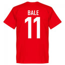 Cymru Bale 11 Team T-Shirt - Red