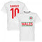 Wales Ramsey 10 Team T-Shirt - White