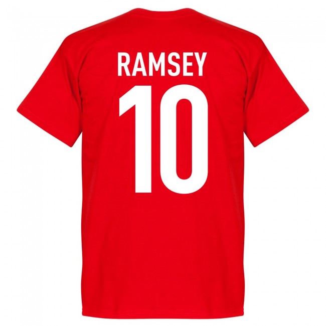 Cymru Ramsey Team T-shirt - Red