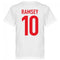 Wales Ramsey Team T-shirt - White