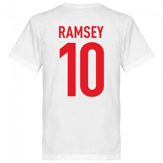 Wales Ramsey Team T-shirt - White