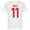 Wales Bale Kids Team T-shirt - White