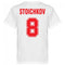 Bulgaria Stoichkov No.8 Team T-shirt - White