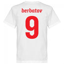 Bulgaria Berbatov 9 Team T-Shirt - White