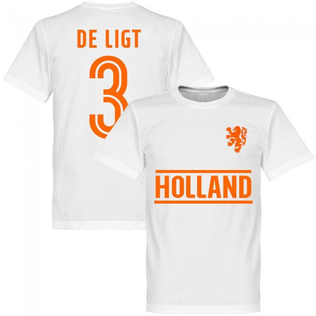 Holland De Ligt Team T-Shirt - White