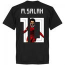 Egypt M. Salah 10 Gallery Team T-Shirt - Black