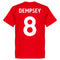 USA Dempsey 7 Team T-Shirt - Red